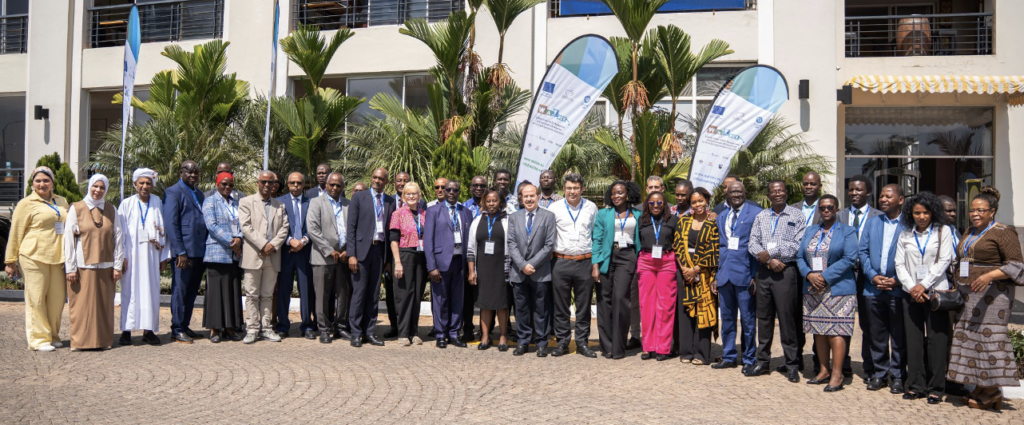 Photo: Representatives from the National Research Council of Italy (CNR),ISRIC - World Soil Information,Water and Land Resource Center (WLRC),Heliopolis University Office of Sponsored Programmes,Kenya Agricultural and Livestock Research Organization (KALRO),CIHEAM Bari, @AICS, and many other institutions committed to sustainable development and food security, meet for the opening of the WATDEV International Conference 2026 at the Eka Hotel in Nairobi, Kenya, June 15th. Credit: ©2026 – ASARECA.