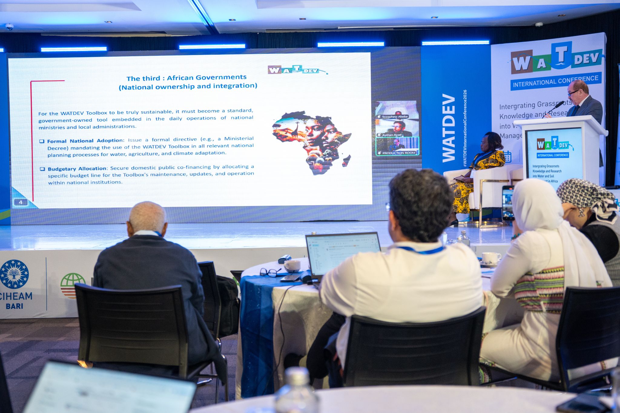 Photo caption: Showcasing of the WATDEV Toolbox and its integration into the daily operations and decisions of national ministries and local administration. Credit: ©2026 – ASARECA.